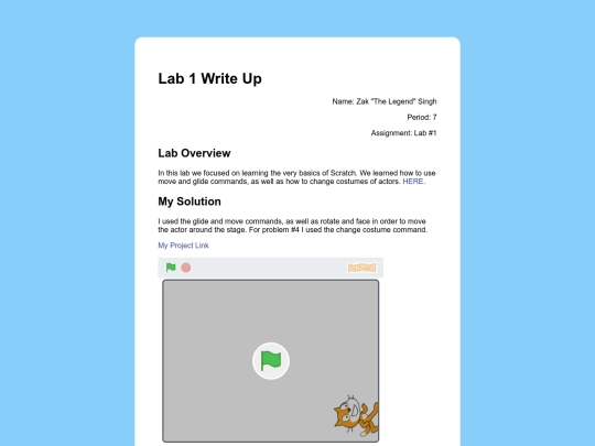scratchLab1 screenshot