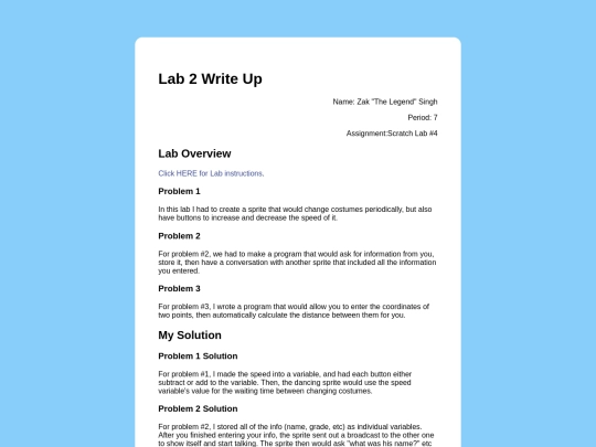scratchLab4 screenshot