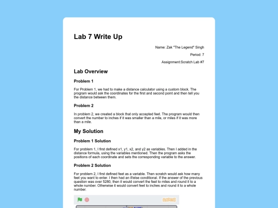 scratchLab7 screenshot