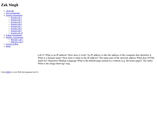 webDev screenshot