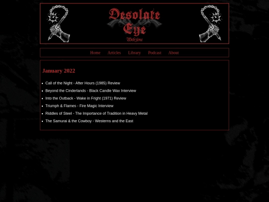 articles screenshot