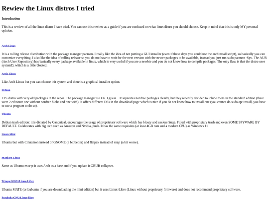 Articles/distro-rewiew screenshot
