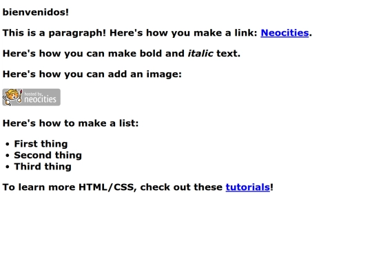 index screenshot