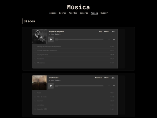 musica screenshot