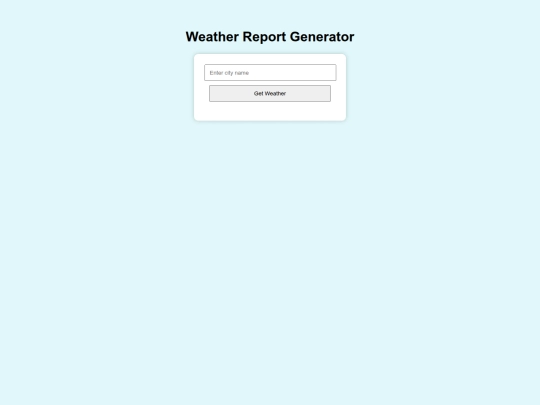 weather screenshot