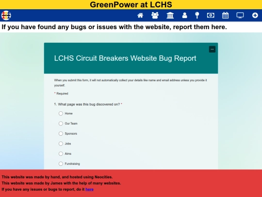 bug-report screenshot