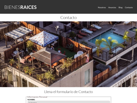 mi web 3/contacto screenshot