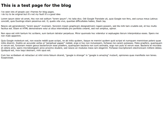 2/blogtest screenshot