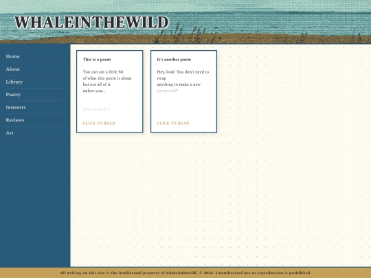 poetry screenshot