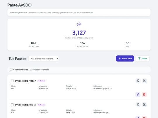 index screenshot