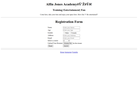Reg form/register screenshot