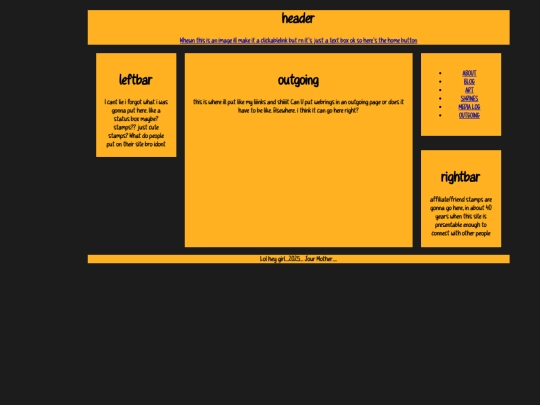 outgoing screenshot