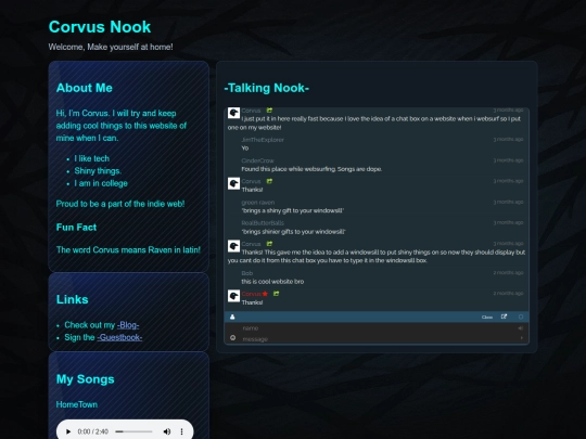 index screenshot