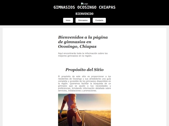 PAGINA PRINCIPAL GIMNASIOS screenshot