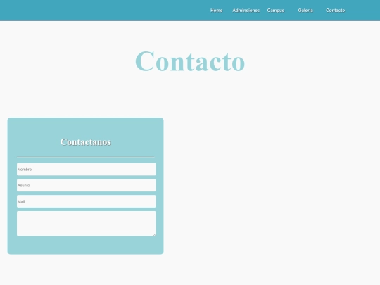 chiquitos/contacto/contacto screenshot