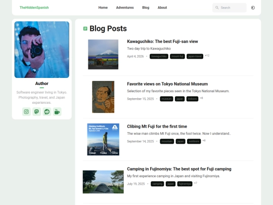blog screenshot
