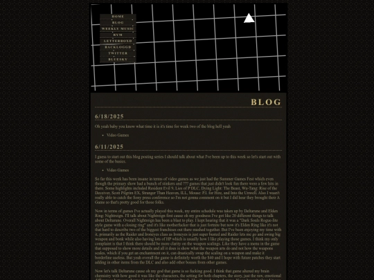 blog screenshot