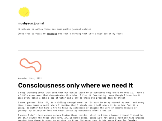 journal screenshot