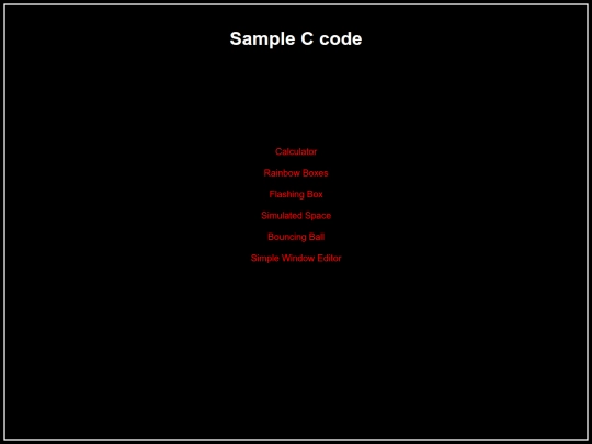 index screenshot