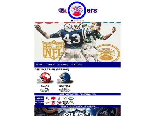 afl/afldefunct screenshot