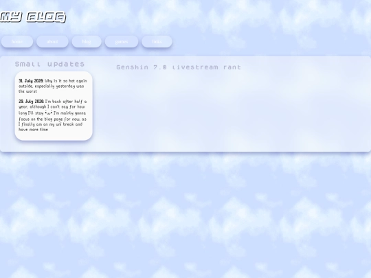 blog screenshot