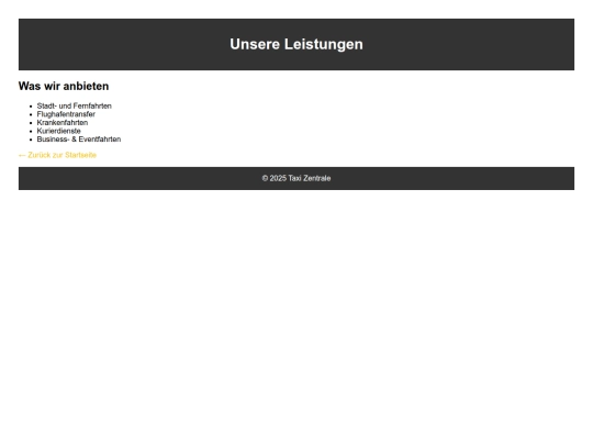 leistungen screenshot