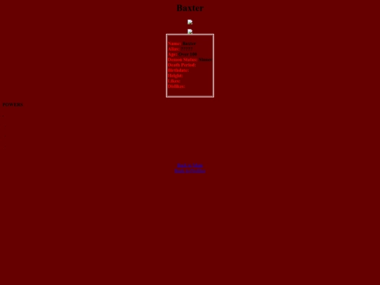 baxter screenshot