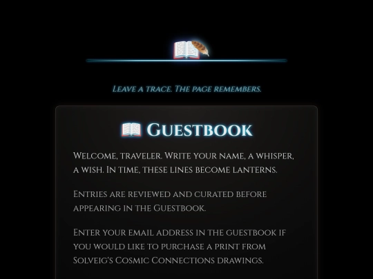 guestbook screenshot