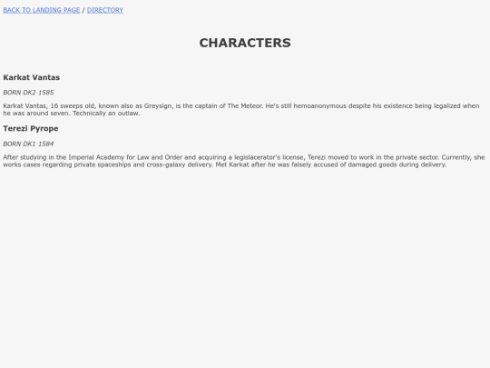 characters screenshot
