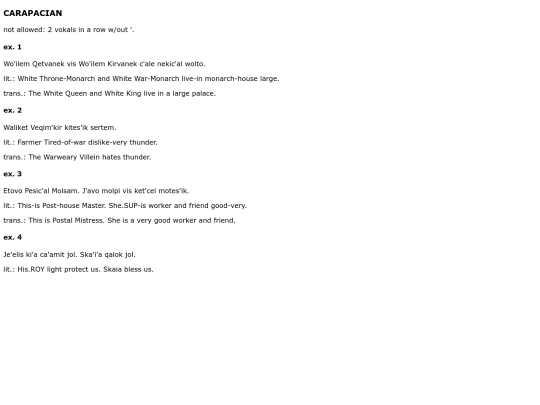 conlang-tests screenshot
