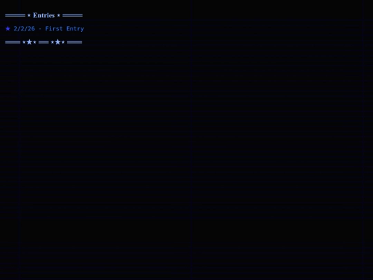 entries/entries screenshot