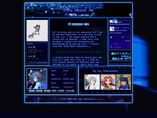 info screenshot