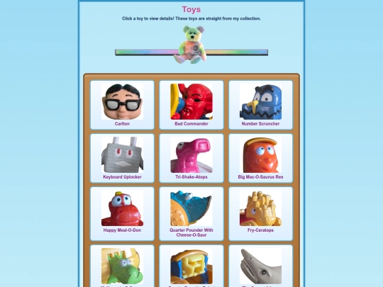 FrankiesToyCollection screenshot