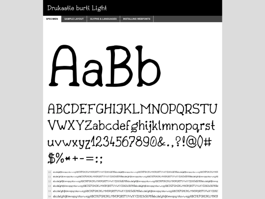 Drukaatie/drukaatieburti-light-demo screenshot