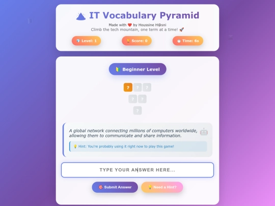 games/IT-pyramid-game screenshot
