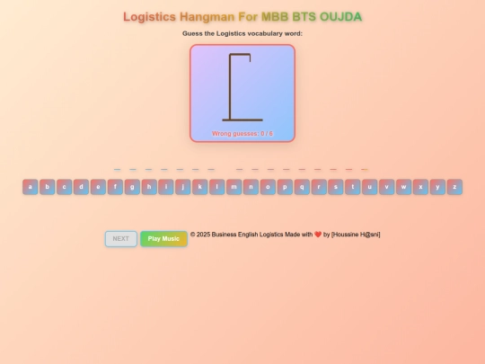 games/hangman-logistics screenshot