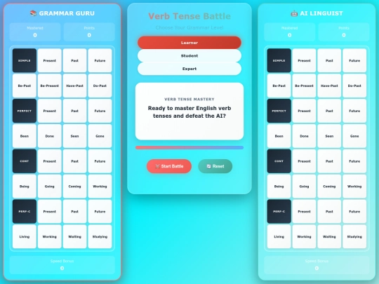 games/verb-battle-arena screenshot