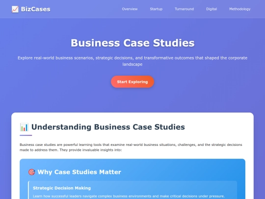 practice/biz-cases screenshot