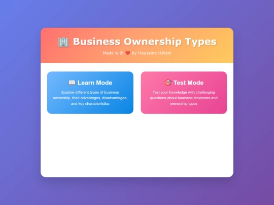 practice/business-ownership-types screenshot