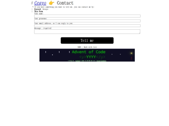 contact screenshot
