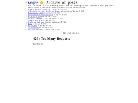 posts screenshot