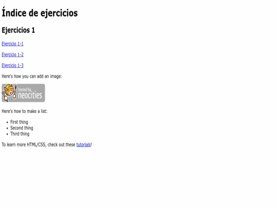 index screenshot