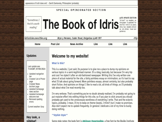 index screenshot