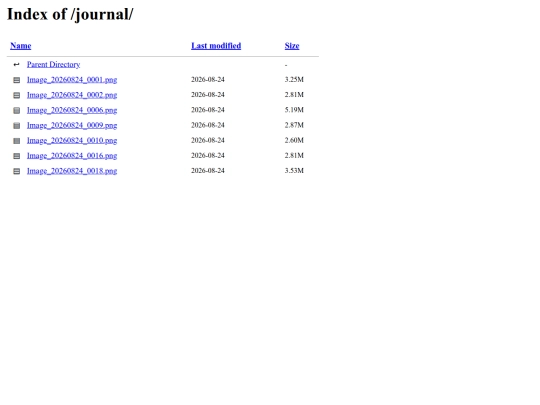 journal screenshot