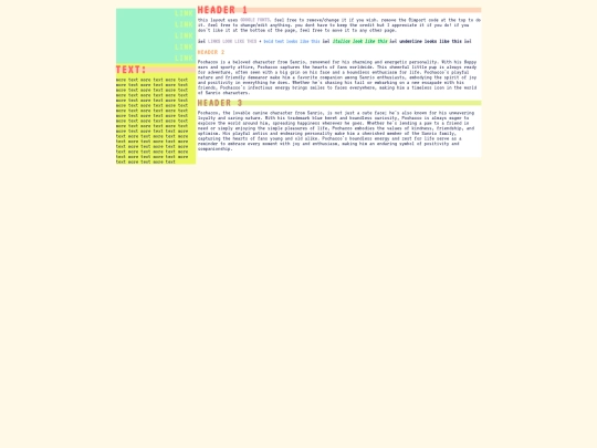 index screenshot