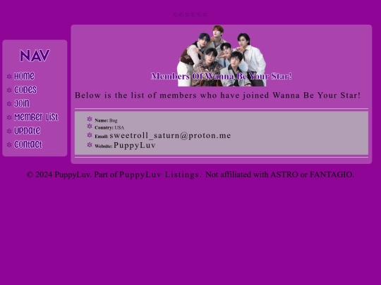astro/members screenshot