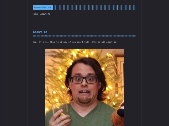 about-me screenshot