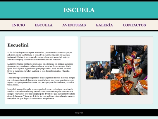 escuela screenshot