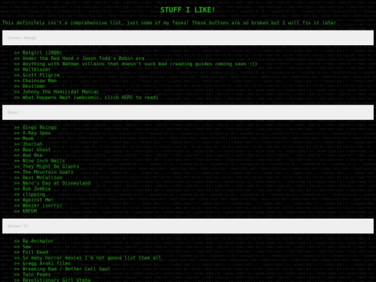 interests screenshot