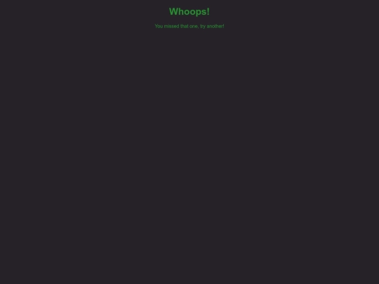 not_found screenshot